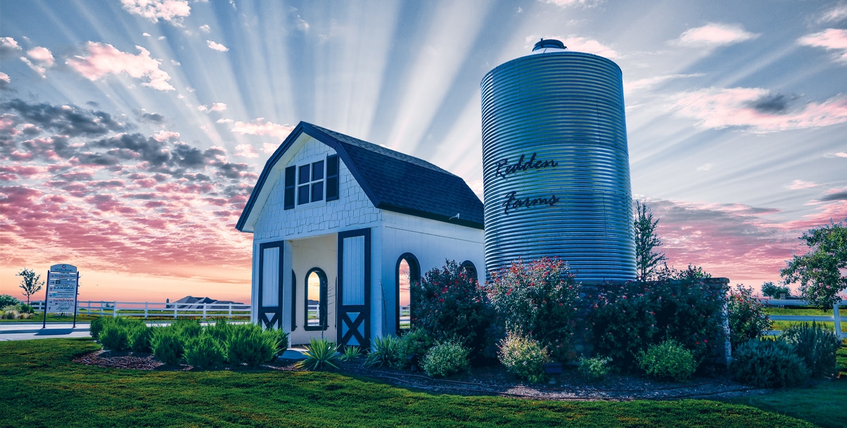 Redden Farms community thank-you banner
